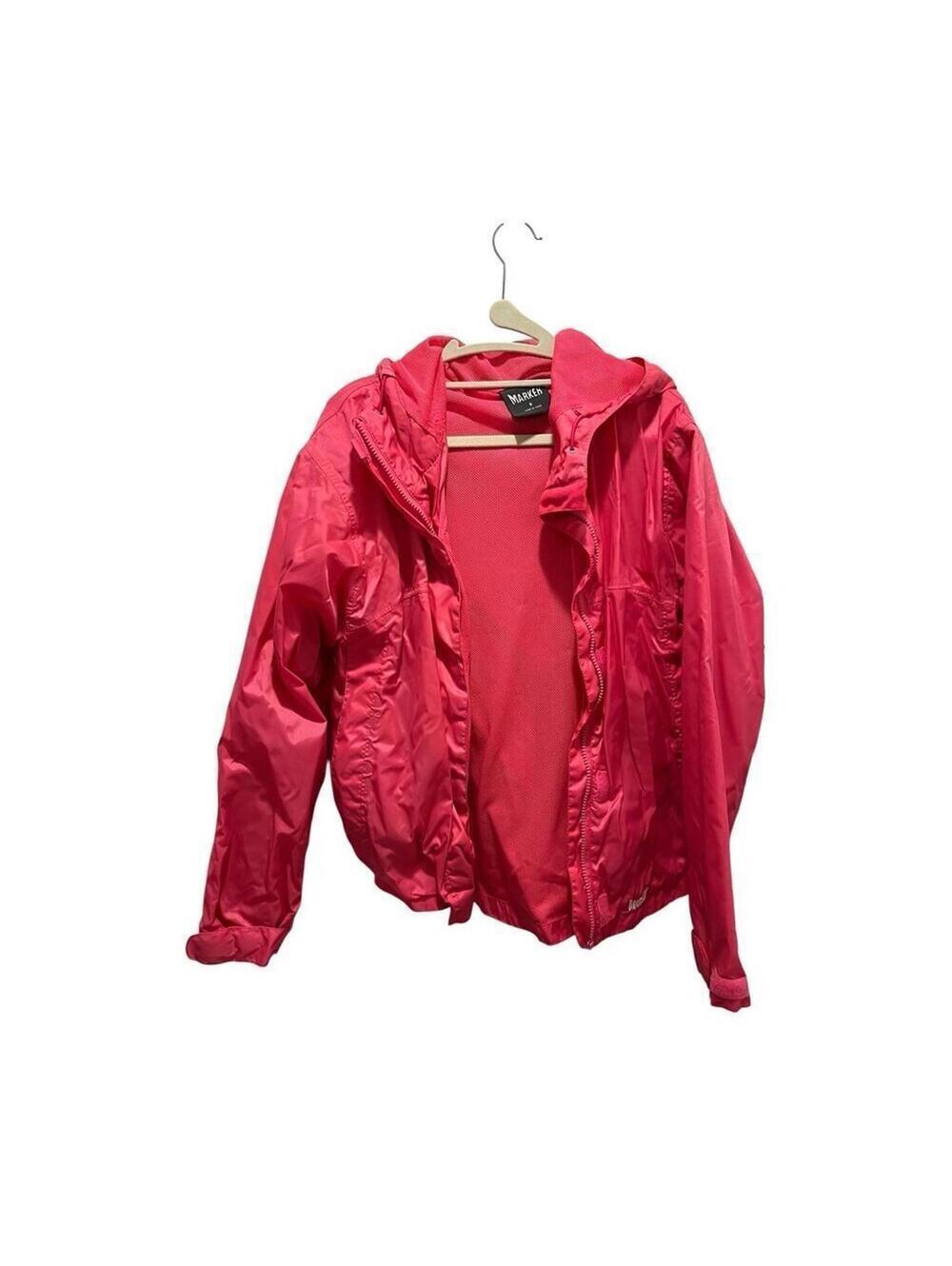 Marker pink rain jacket/ windbreaker, women’s size S
